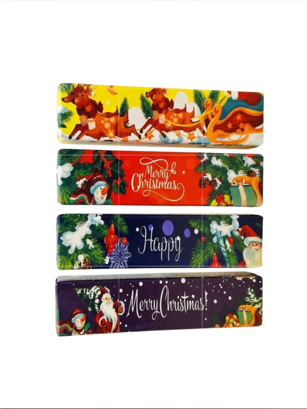 New Sealed BUNDLE of 2 Christmas Holiday Butter Squishies Slow Rise Viral Gifts
